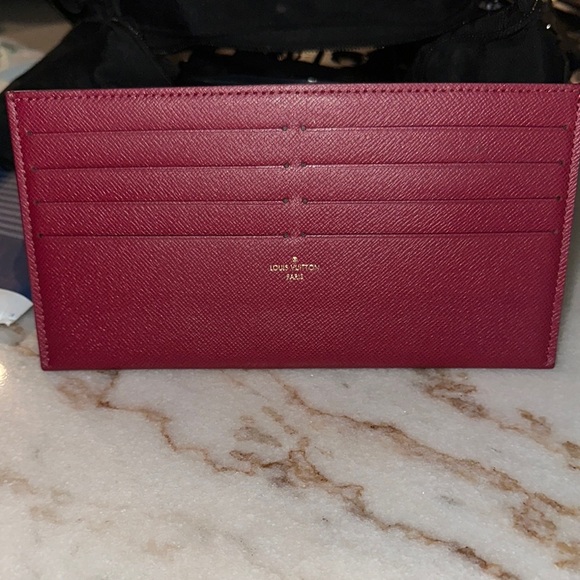 Louis Vuitton Red Card Holder - Picture 5 of 5